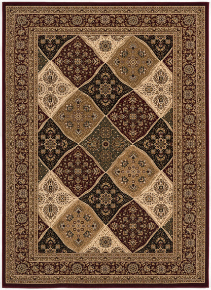 Tapis Rouge Traditionnel Marocain Majestueux