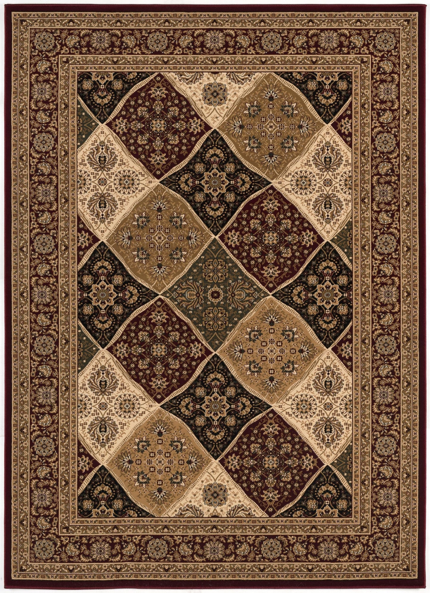 Tapis Rouge Traditionnel Marocain Majestueux