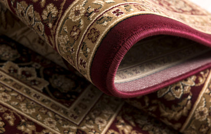 Tapis Rouge Traditionnel Marocain Majestueux