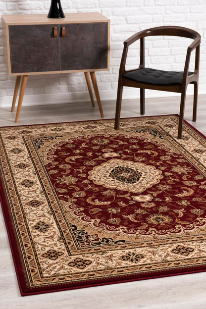 Tapis Persan Majestueux Rouge