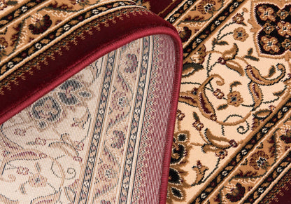 Rimal Persian Medallion Traditional Red and Beige Indoor Rug-11
