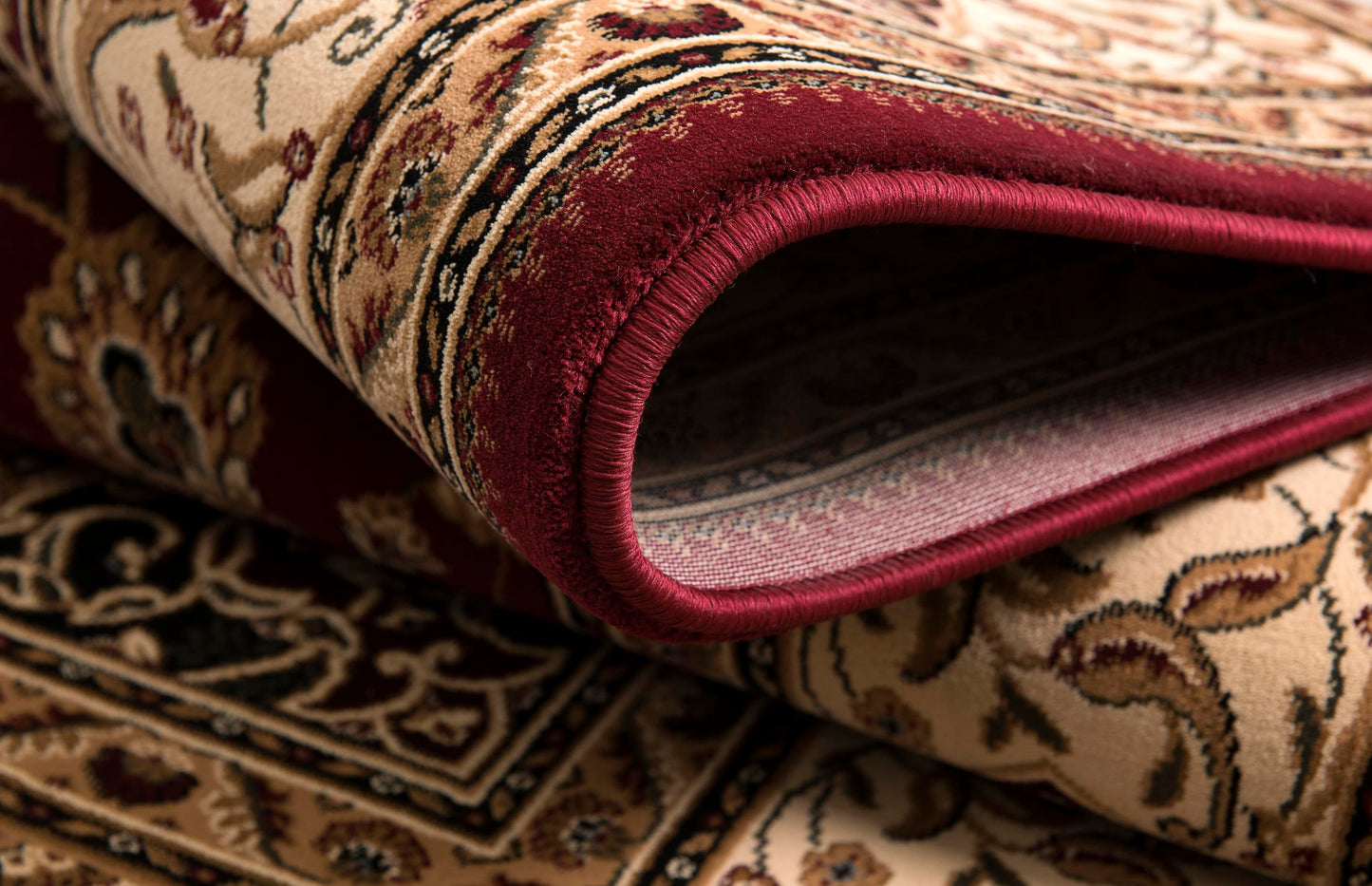 Rimal Persian Medallion Traditional Red and Beige Indoor Rug-10