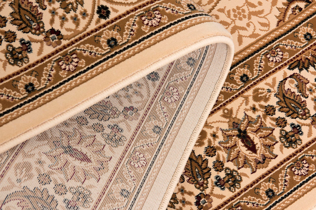 Rihab Persian Medallion Traditional Beige and Cream Indoor Rug