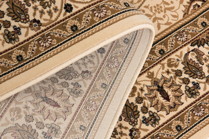 Rihab Persian Medallion Traditional Beige and Cream Indoor Rug