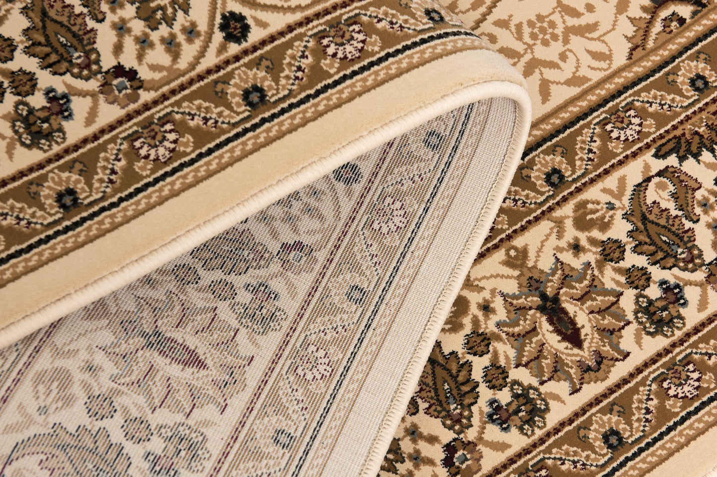 Rihab Persian Medallion Traditional Beige and Cream Indoor Rug