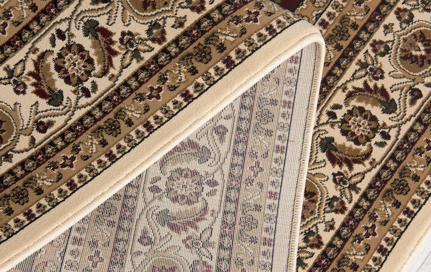 Majestic Moroccan Traditional Beige Rug