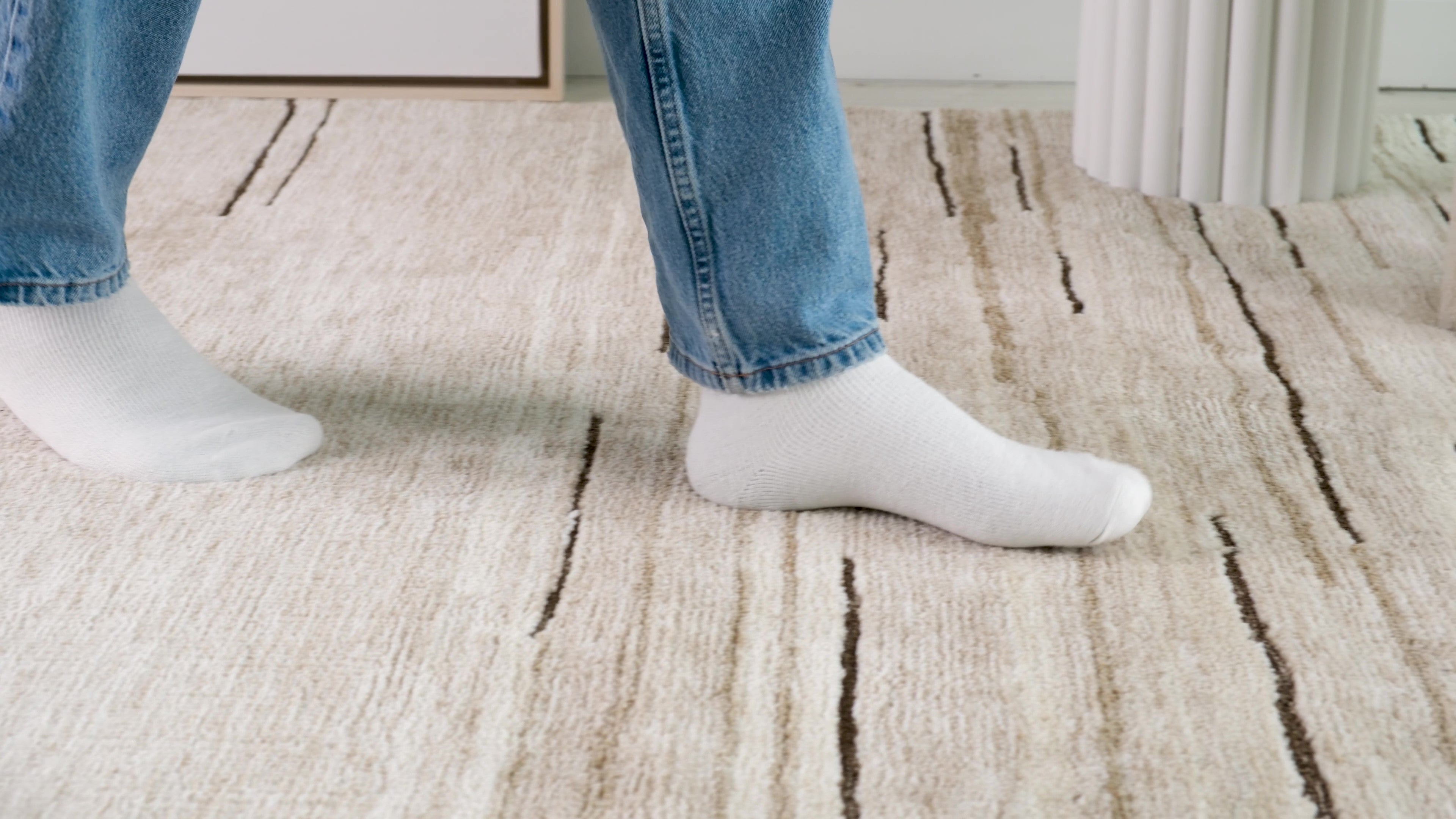 Abstract Hand-Tufted Indoor Area Rug