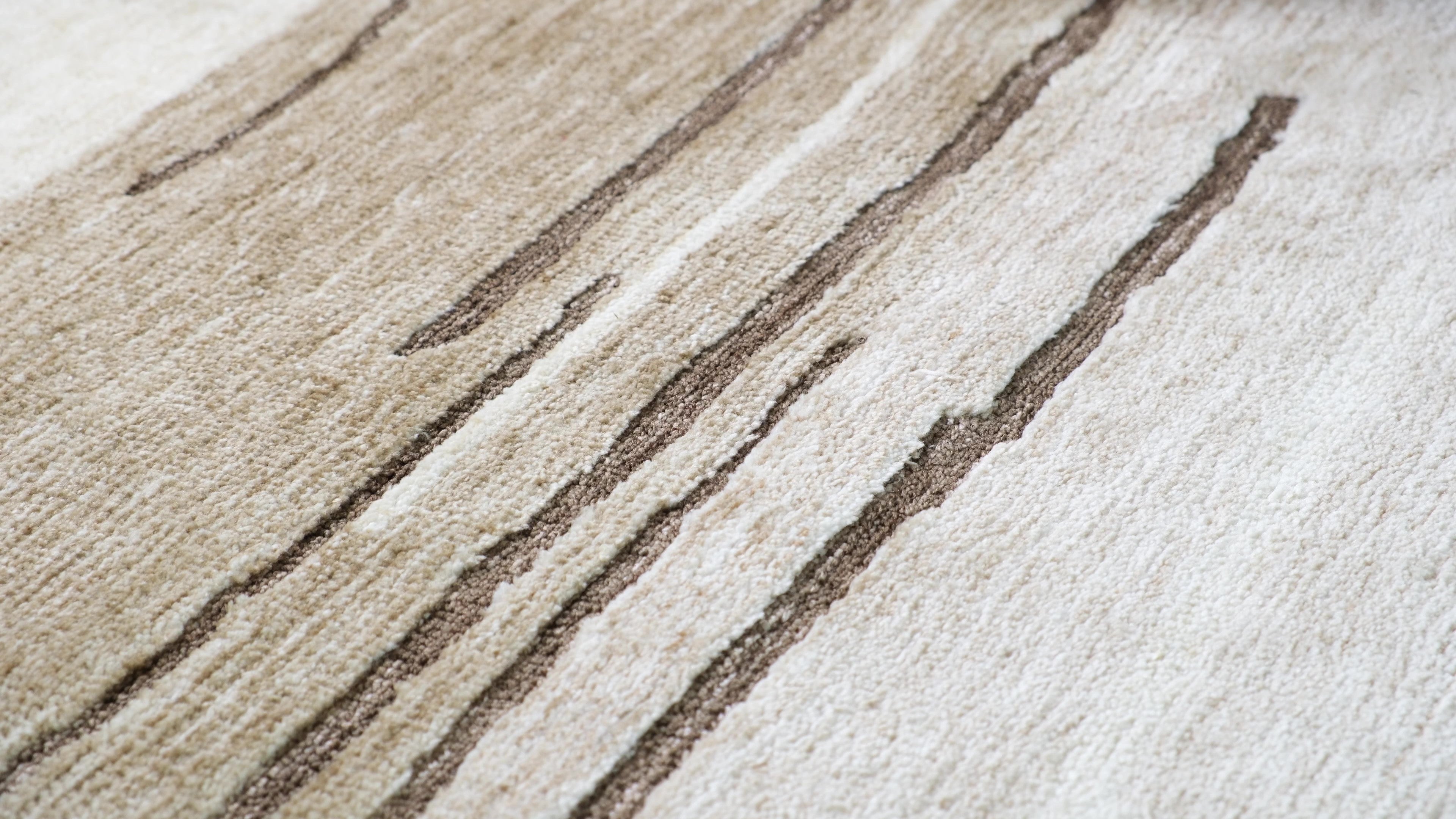 Abstract Hand-Tufted Indoor Area Rug