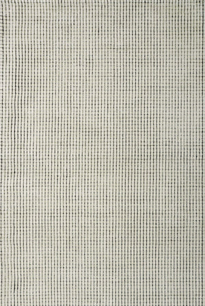 Tapis beige moderne à carreaux Maya