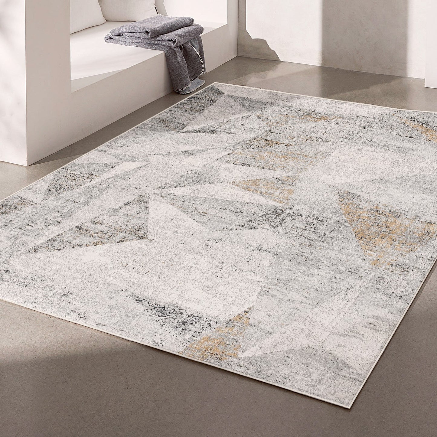 Alfombra geométrica moderna de la colección Capri