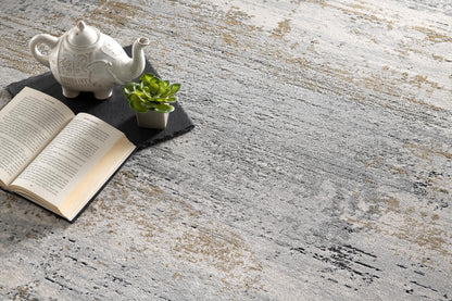 Capri Abstract Contemporary Grey Rug