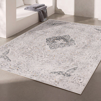 Tapis gris marocain Capri