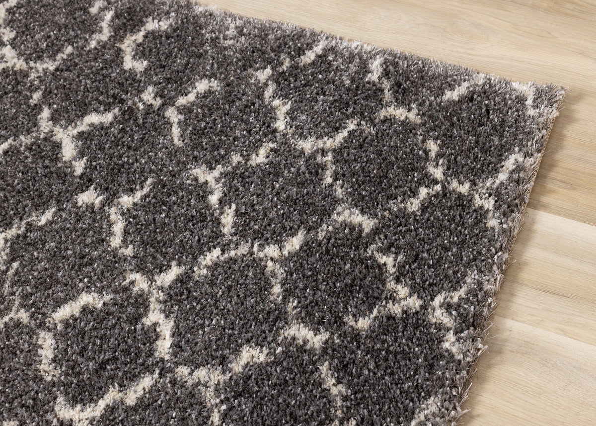 Transitional Elegant Grey Area Rug