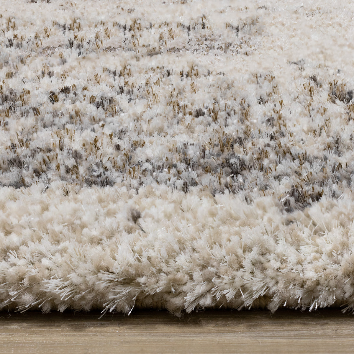 Contemporary Distressed Cream Area Rug