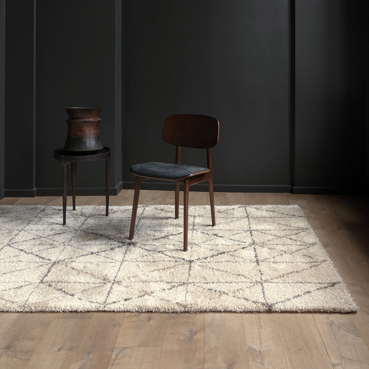 Contemporary Tribal Southwestern Cream Area Rug