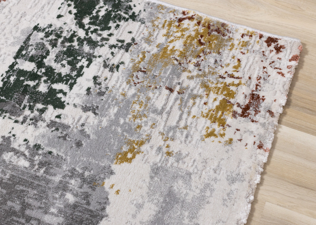 Contemporary Organic Grey Area Rug
