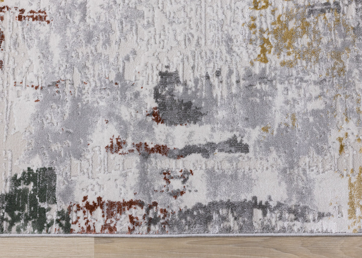 Contemporary Organic Grey Area Rug