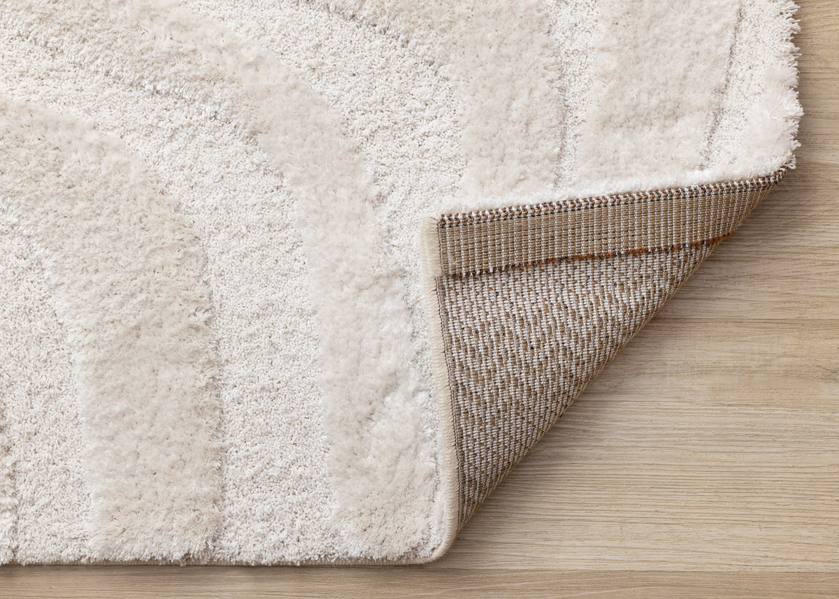 Modern Organic White Area Rug