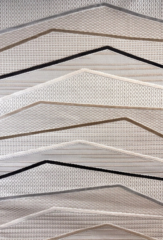 Maison Abstract Modern Cream Rug