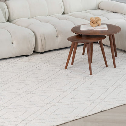 Tapis beige bohème abstrait Casa