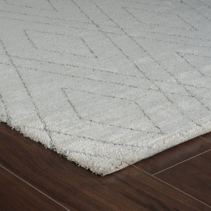 Eirene Geometric Comtemporary Beige and Grey Indoor Rug