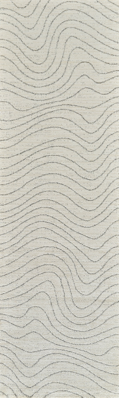 Rahil Abstract Contemporary Beige and Cream Indoor Rug