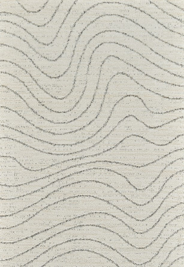 Rahil Abstract Comtemporary Beige and Cream Indoor Rug