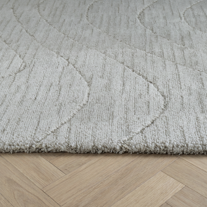 Alfombra moderna gris abstracta de Casa