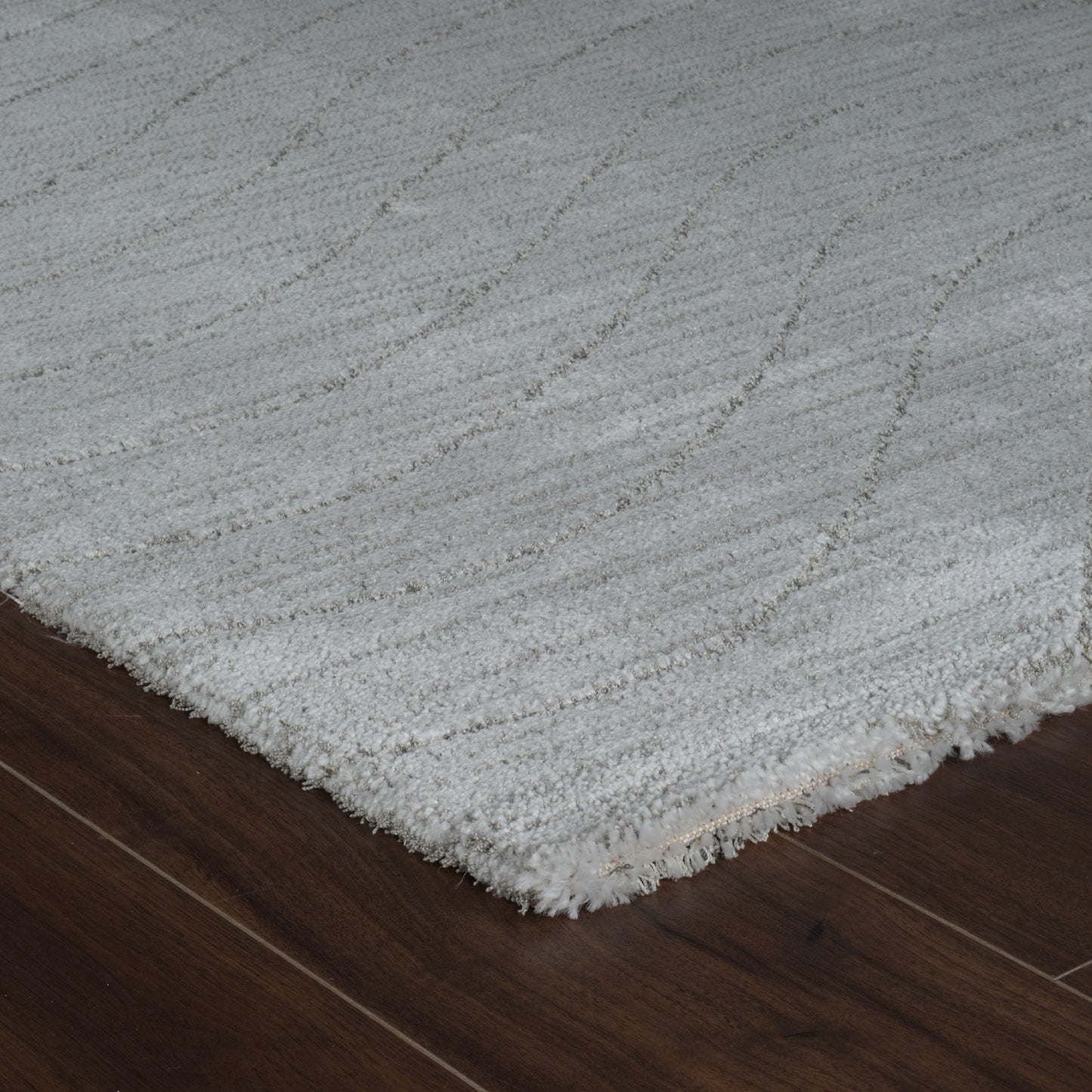 Rahil Abstract Comtemporary Grey and Cream Indoor Rug