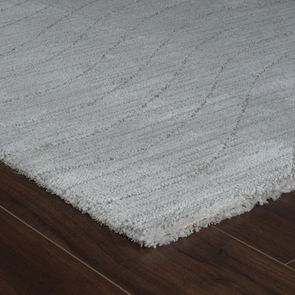 Rahil Abstract Comtemporary Grey and Cream Indoor Rug