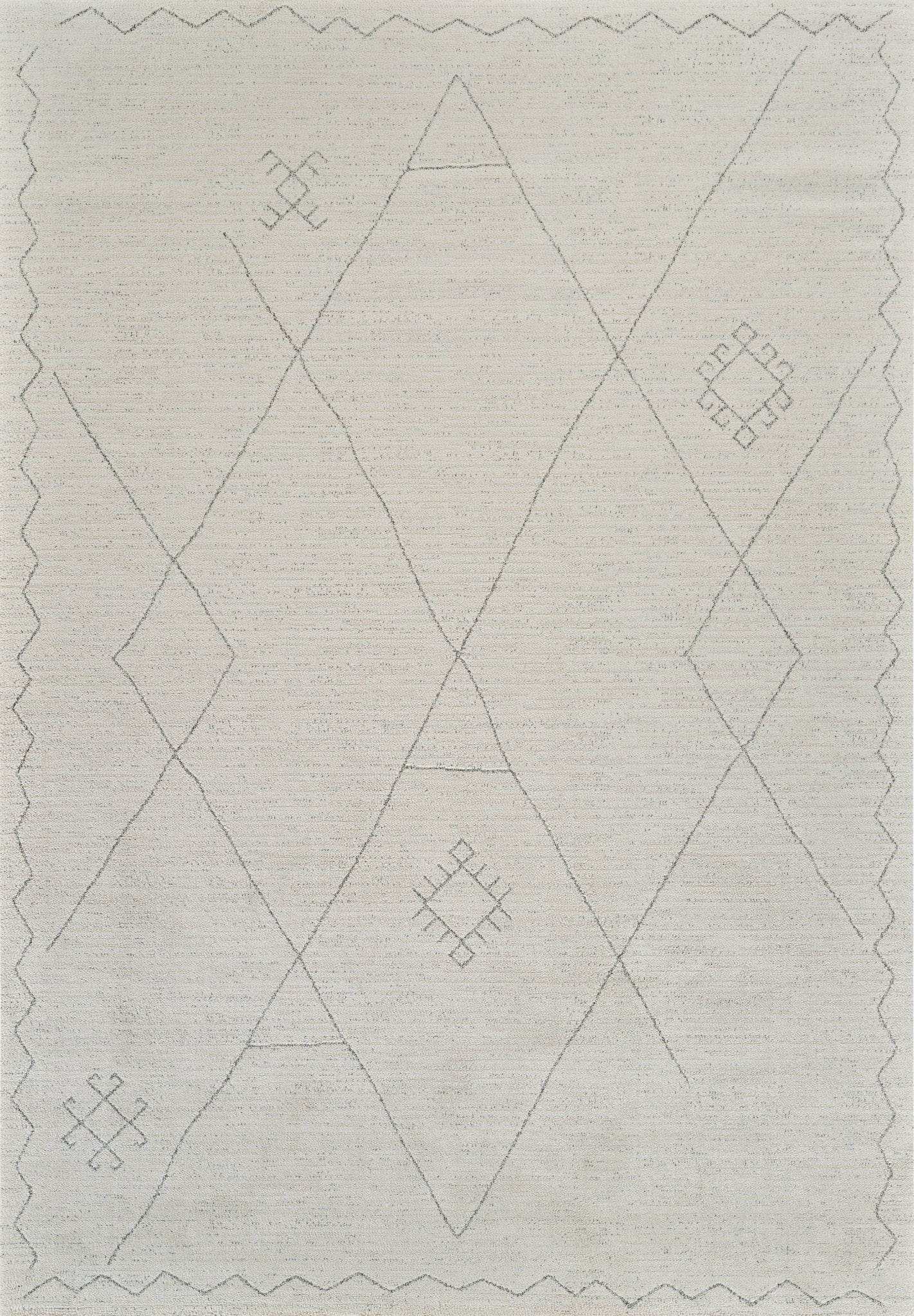 Alfombra Boho Beige Abstracta de Casa