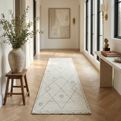 Alfombra Boho Beige Abstracta de Casa