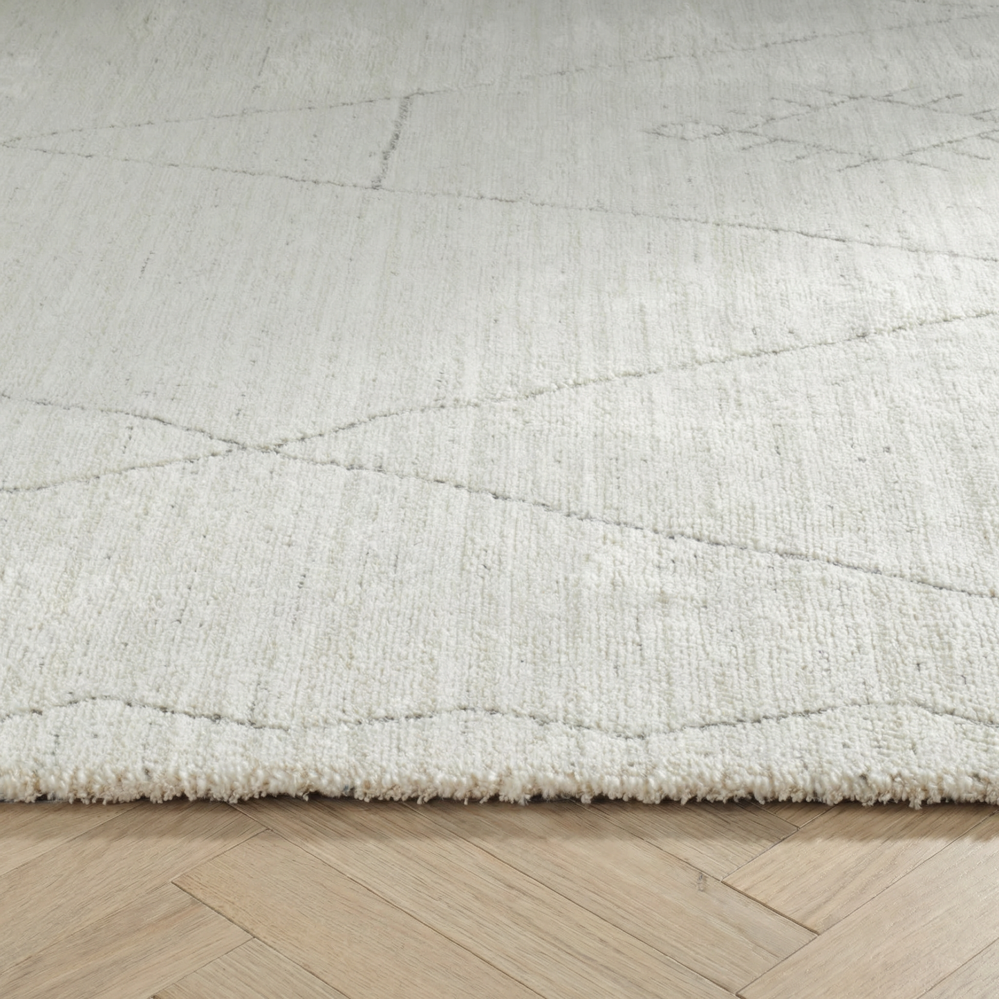 Alfombra Boho Beige Abstracta de Casa