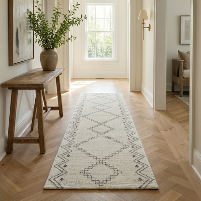 Tapis beige bohème abstrait Casa