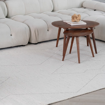 Tapis beige bohème abstrait Casa