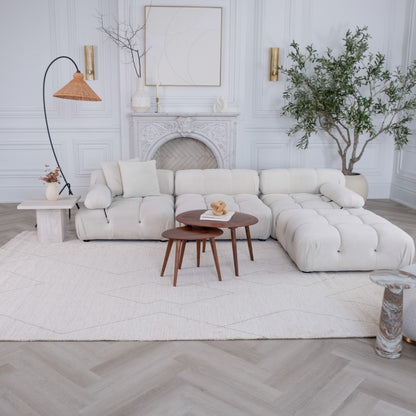 Tapis beige bohème abstrait Casa
