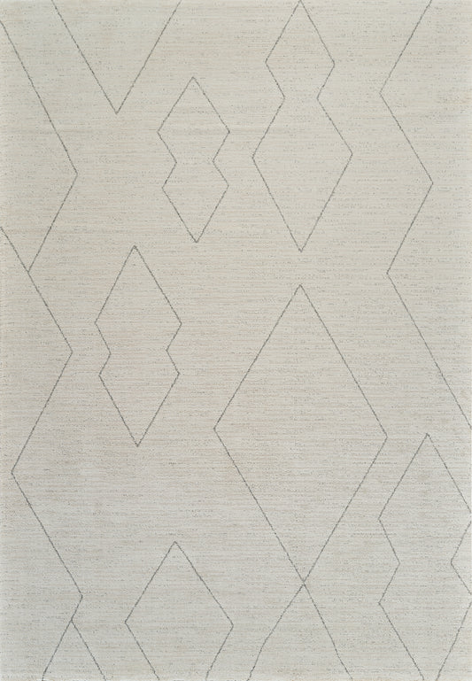 Nysa Boho Modern Beige and Cream Indoor Rug