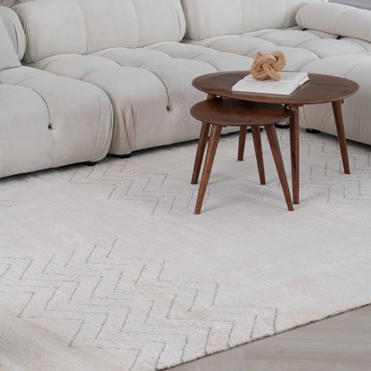Tapis beige bohème abstrait Casa