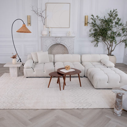 Tapis beige bohème abstrait Casa