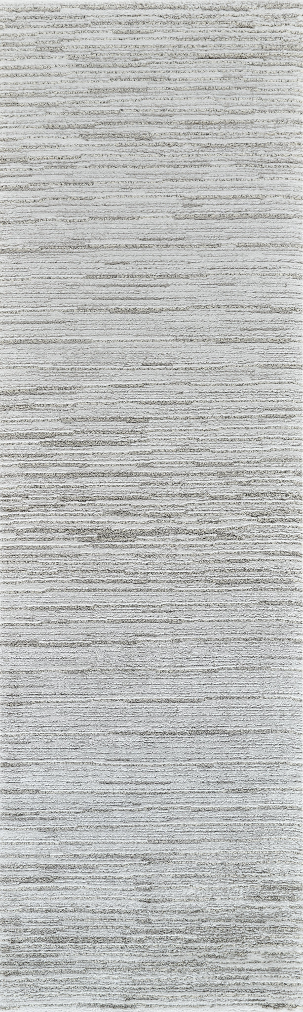 Sama Striped Modern Grey and Cream Indoor Rug