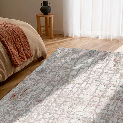 Cascade Abstract Contemporary Beige Rug