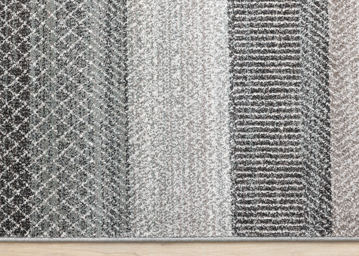 Tribal Southwestern Geometric Grey Area Rug