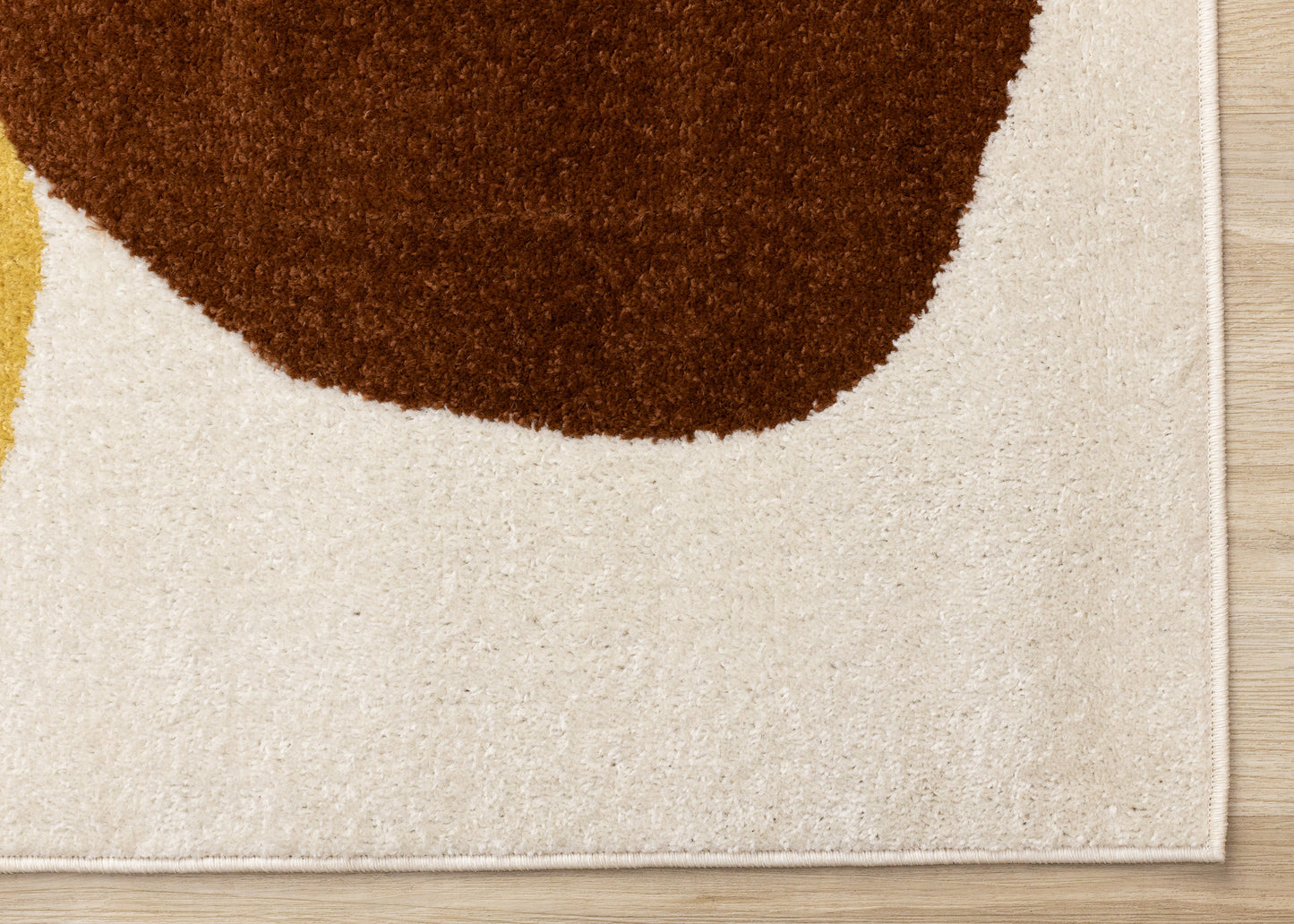 Art Geometric Tonal/Solid Cream Area Rug