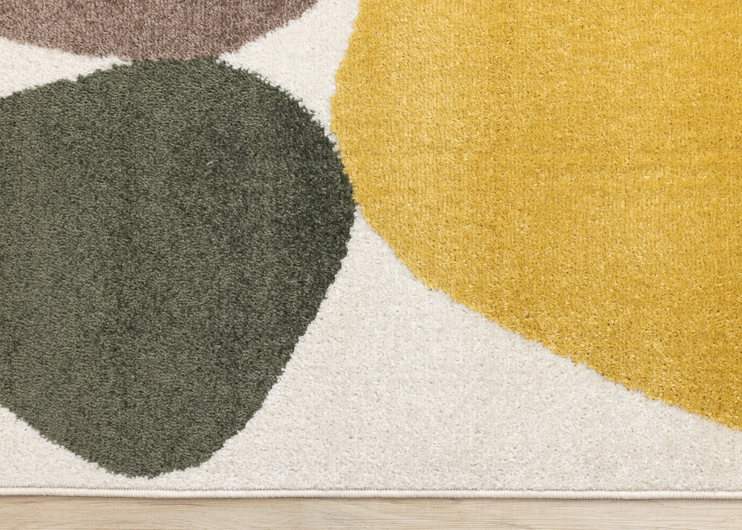 Art Geometric Tonal/Solid Cream Area Rug