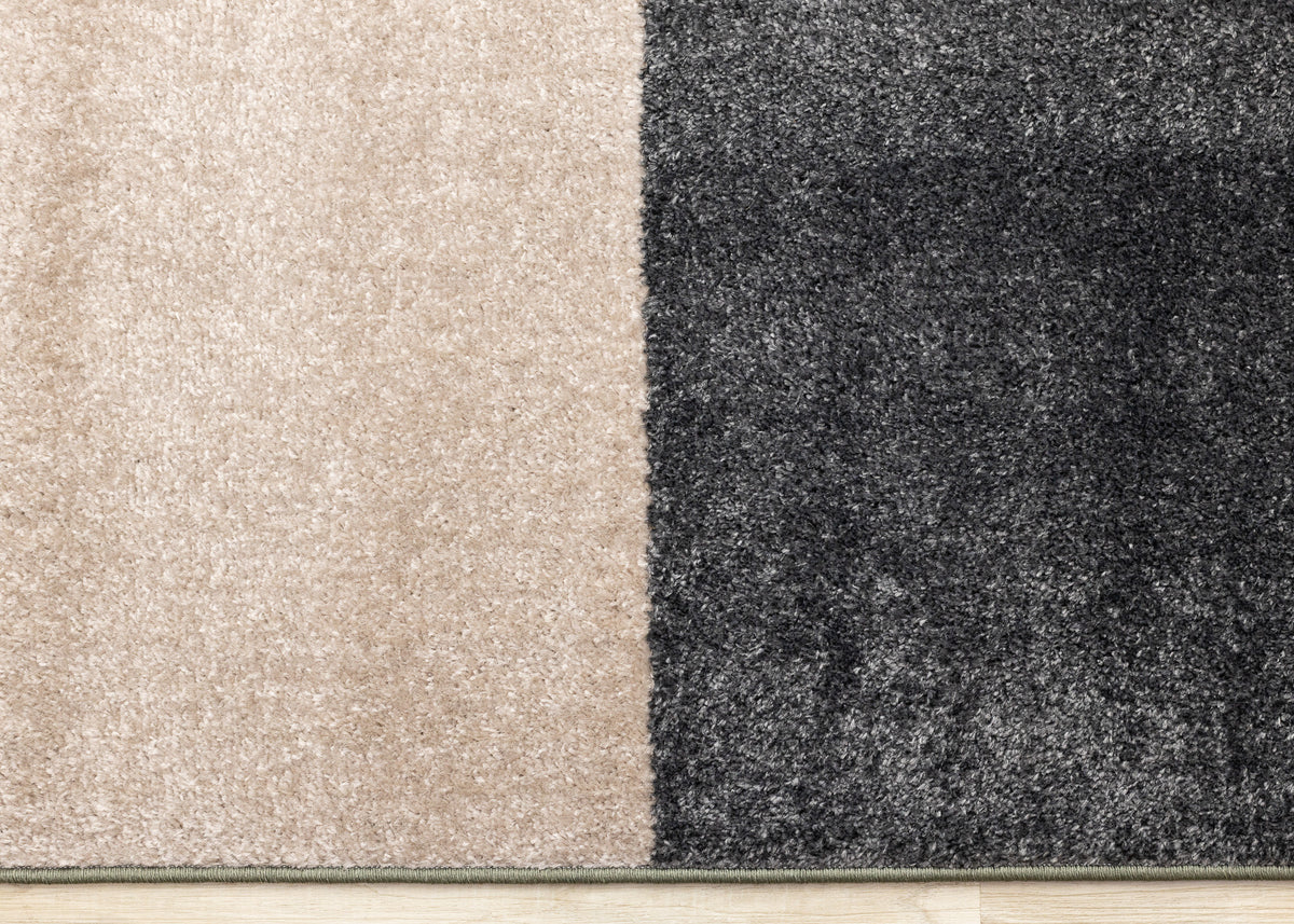 Contemporary Geometric Green Area Rug