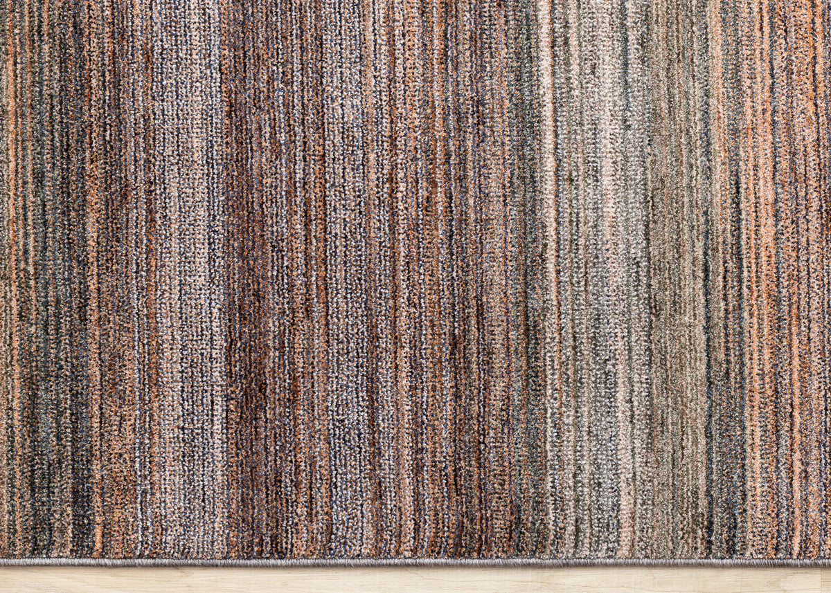 Contemporary Distressed Geometric White Area Rug
