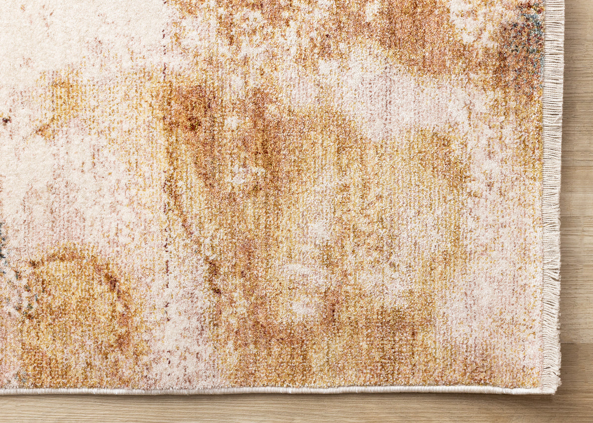 Contemporary Organic White Area Rug