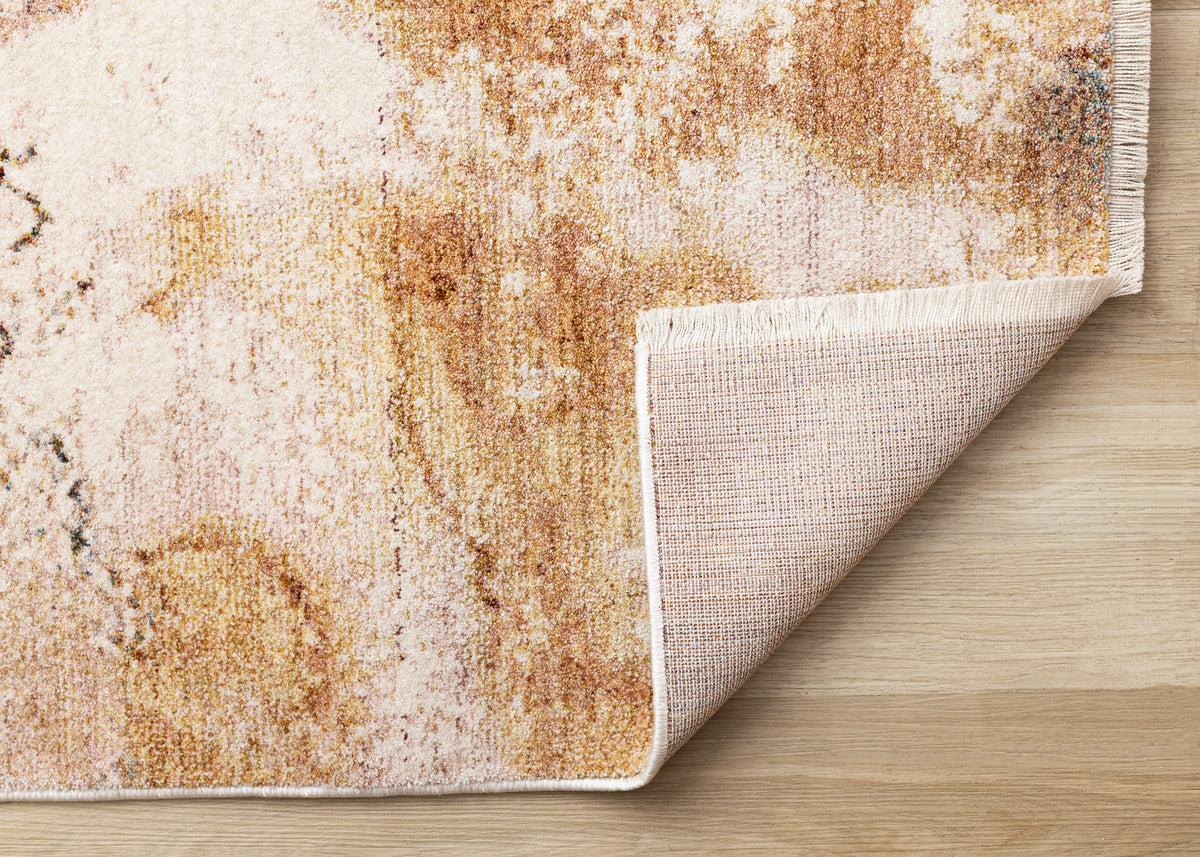 Contemporary Organic White Area Rug