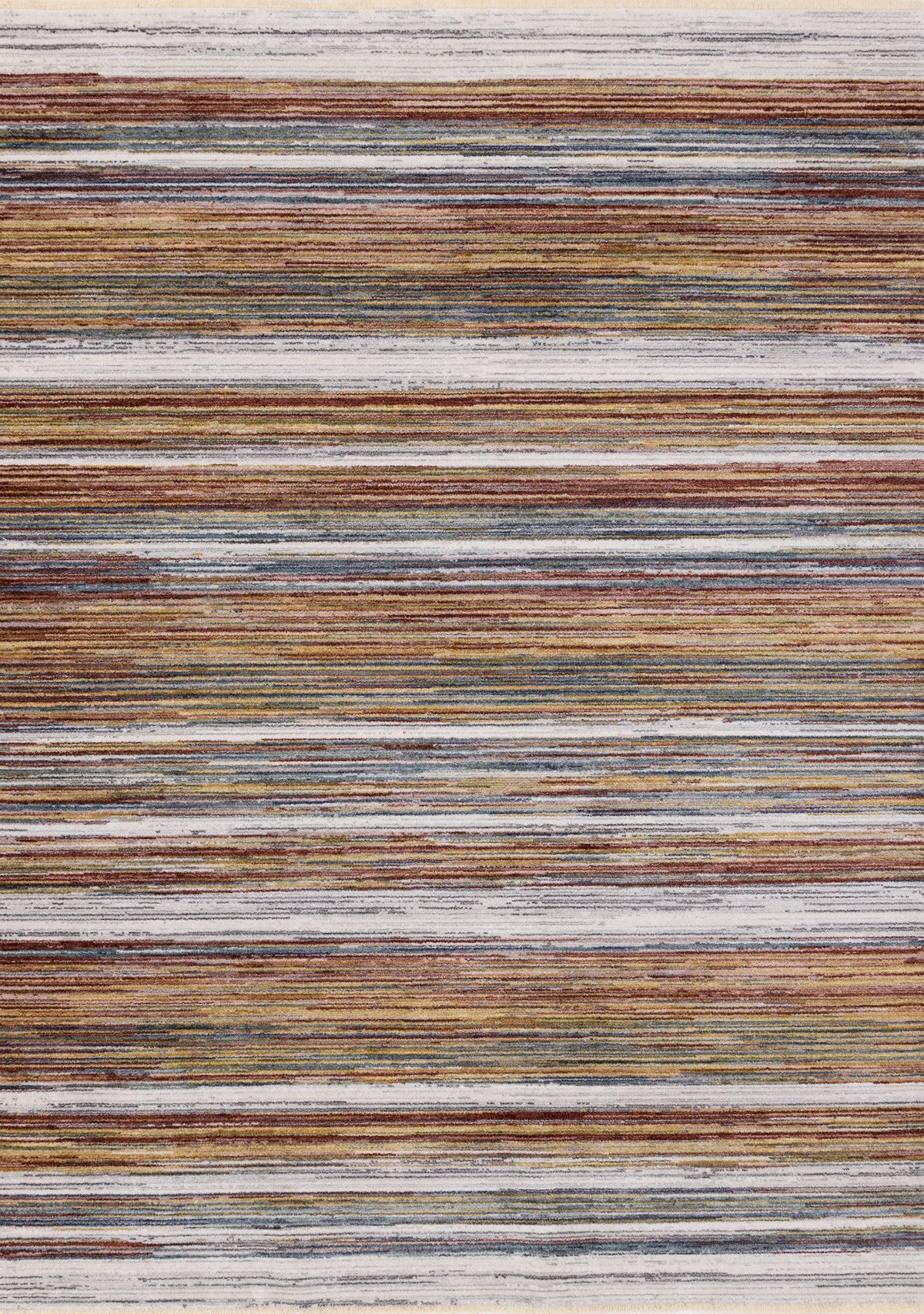 Quinlan Striped Contemporary Multicolor Indoor Rug