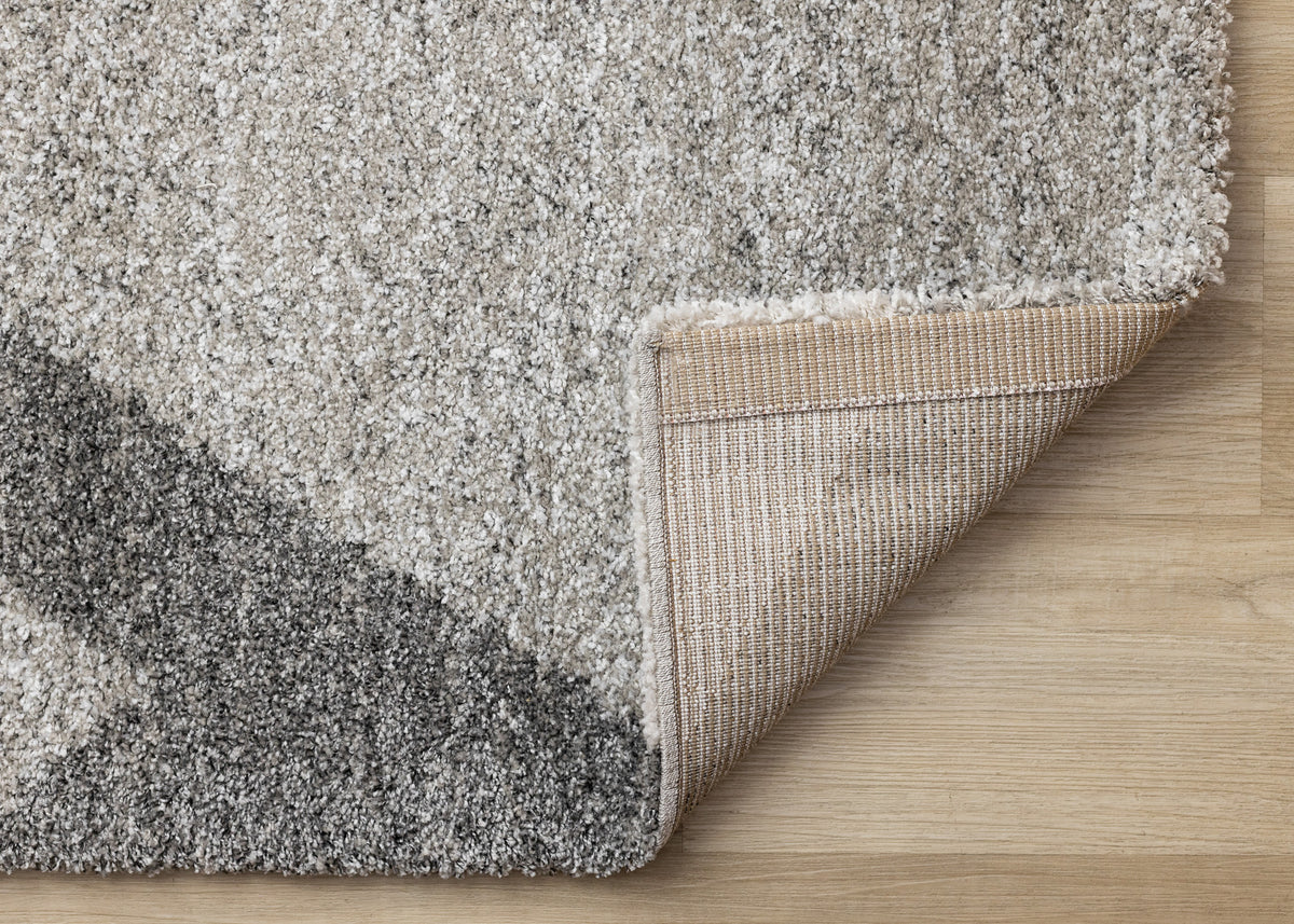 Contemporary Geometric Grey Area Rug